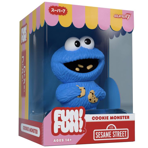 Super 7 Fun! Fun! Sesame Street Cookie Monster Figure